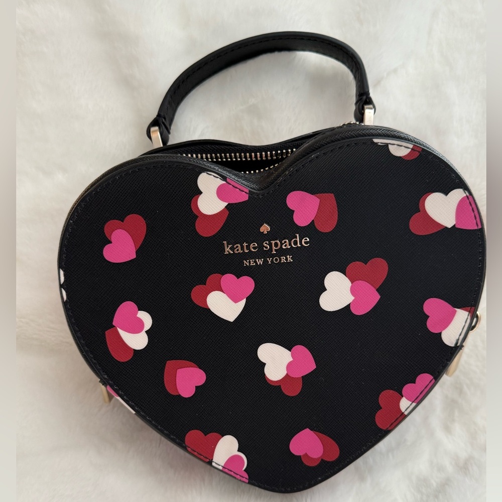 Kate spade heart shape bag.